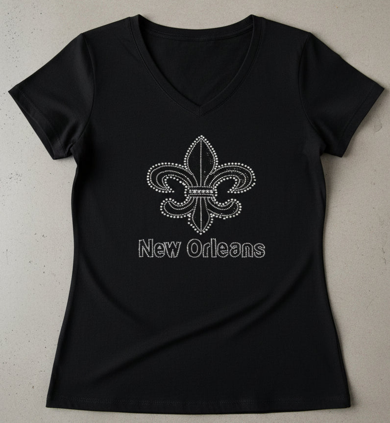 LADIES V.NECK Rhine Stone (RSP-02 - RSP-05)
