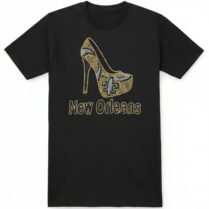 Crew Neck- Rhinestones Print (RSP-12 - RSP-16)