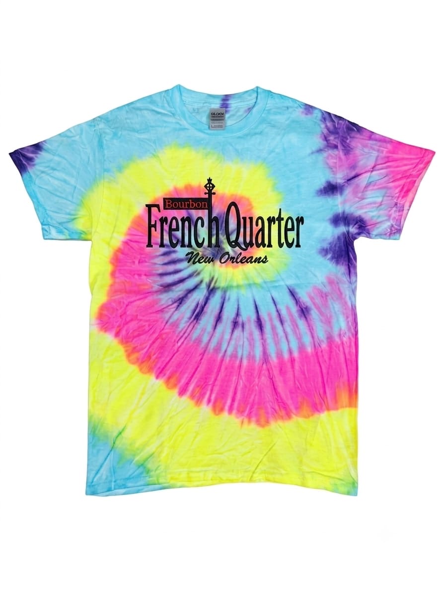 EMBROIDERY TIE DYE AD SHORT SLEEVE