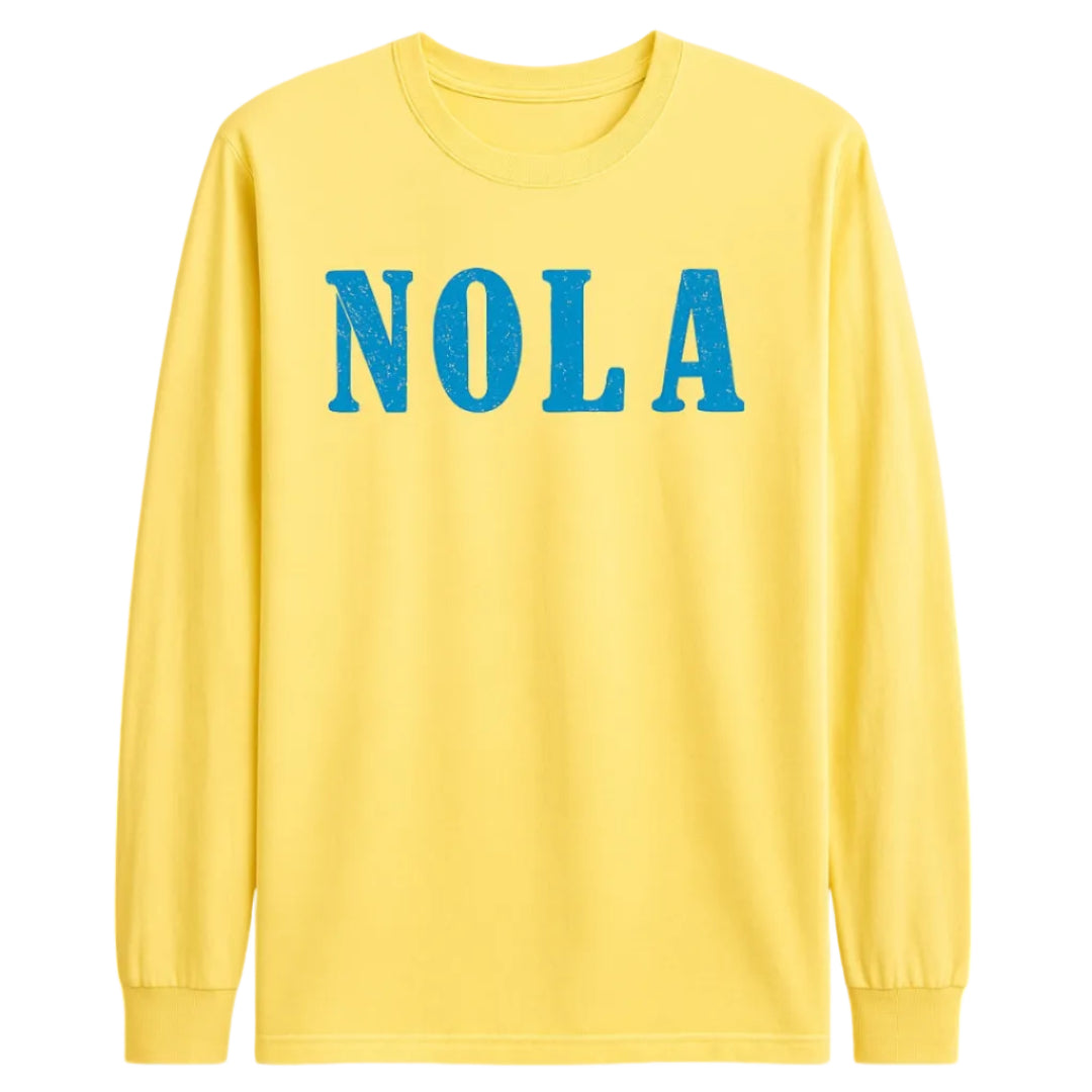COMFORT COLORS LONG SLEEVE FRONT ONLY