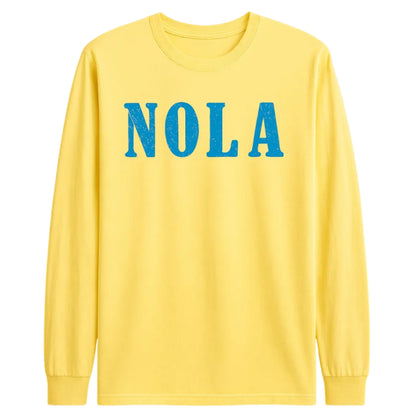 COMFORT COLORS LONG SLEEVE FRONT ONLY