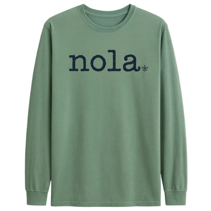 COMFORT COLORS LONG SLEEVE FRONT ONLY