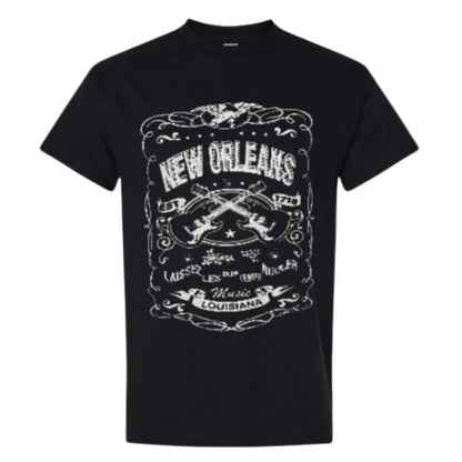 SCREEN PRINT B&W Short Sleeve FRONT ONLY