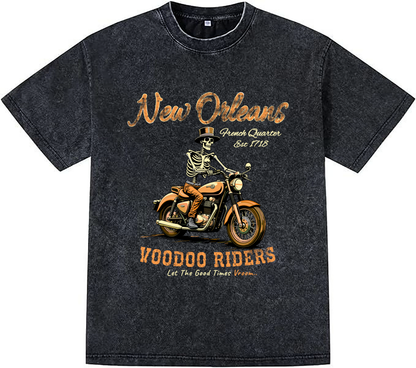 ACID WASH T-SHIRT FRONT ONLY