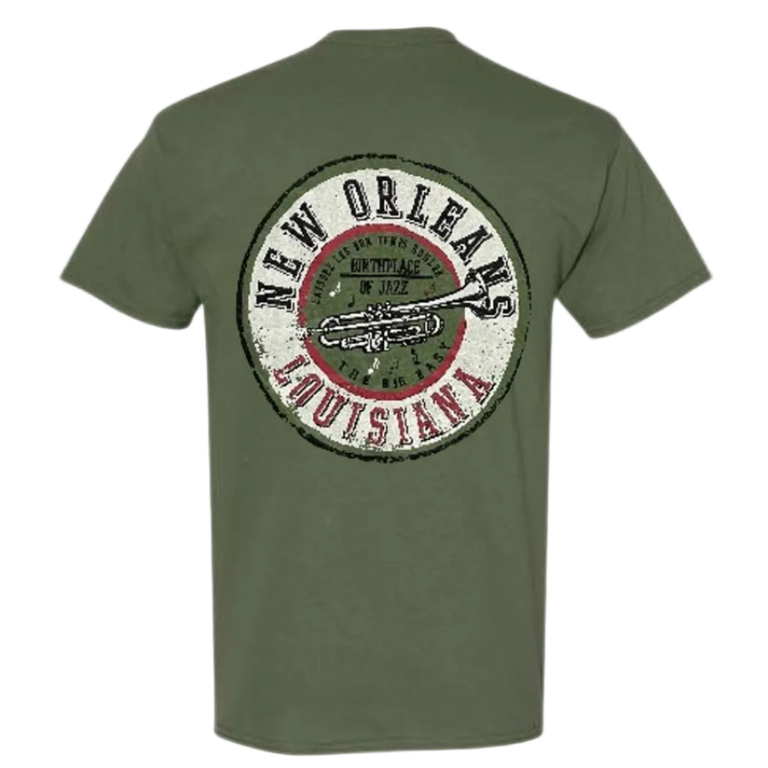 Screen Print Short Sleeve Front & Back