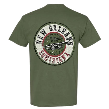 Screen Print Short Sleeve Front & Back