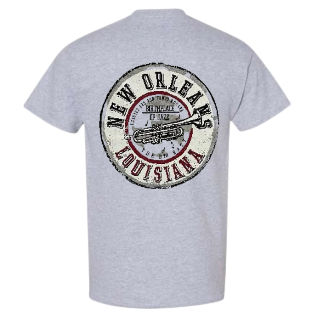 Screen Print Short Sleeve Front & Back