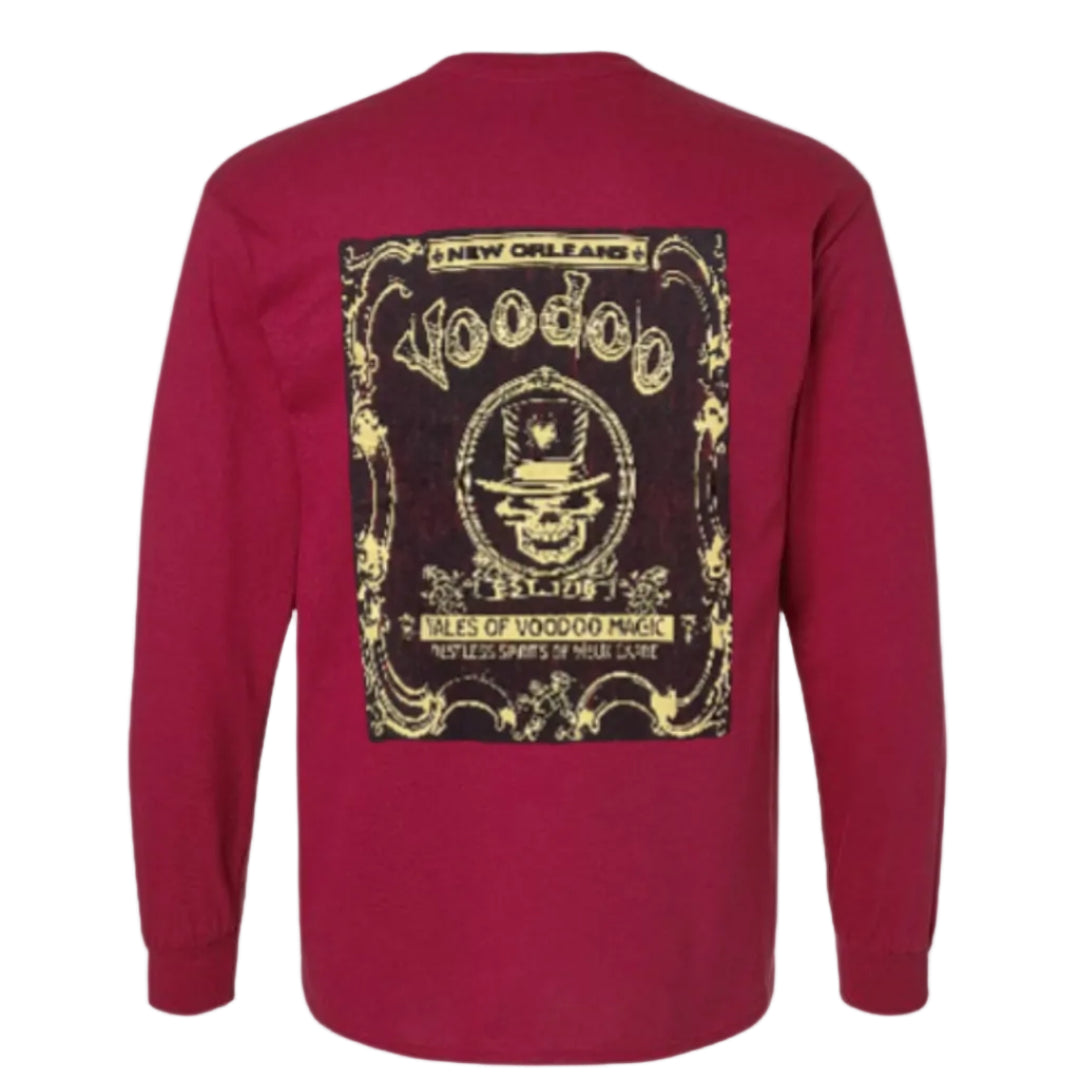 Screen Print Long Sleeve Front & Back