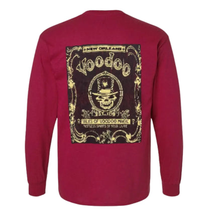 Screen Print Long Sleeve Front & Back