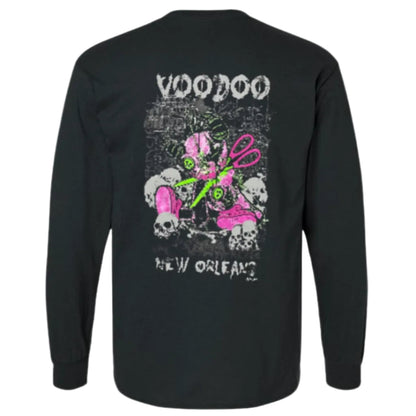 Screen Print Long Sleeve Front & Back