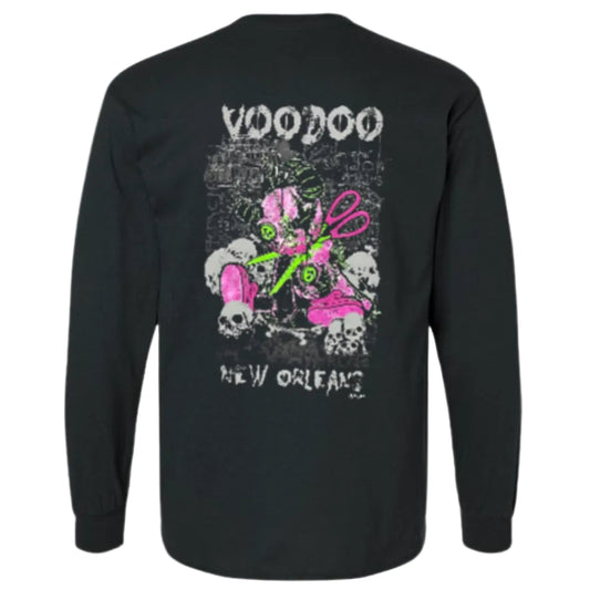 Screen Print Long Sleeve Front & Back