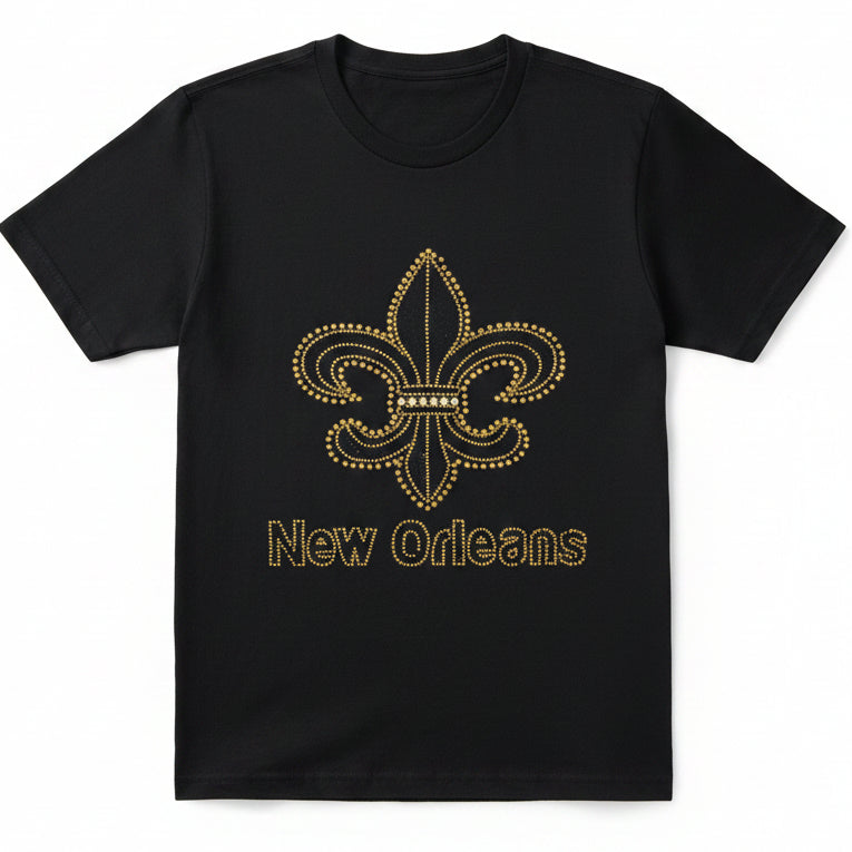 Crew Neck - Rhinestone Print - (RSP-06) - (RSP-11)