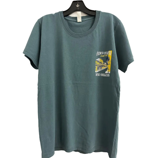 GARMENT DYED F&B SHORT-SLEEVE 14-15