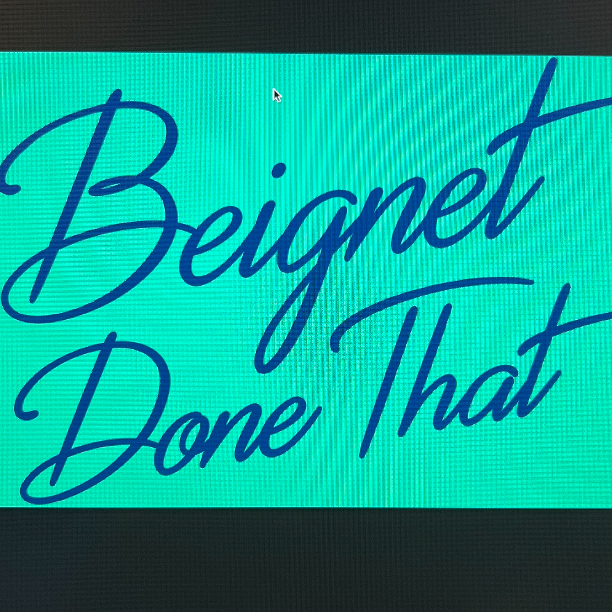 COMFORT COLORS SHORT SLEEVE FRONT ONLY