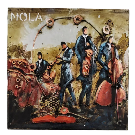 HANDCRAFTED 3D METAL ART