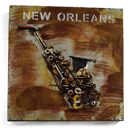 HANDCRAFTED 3D METAL ART