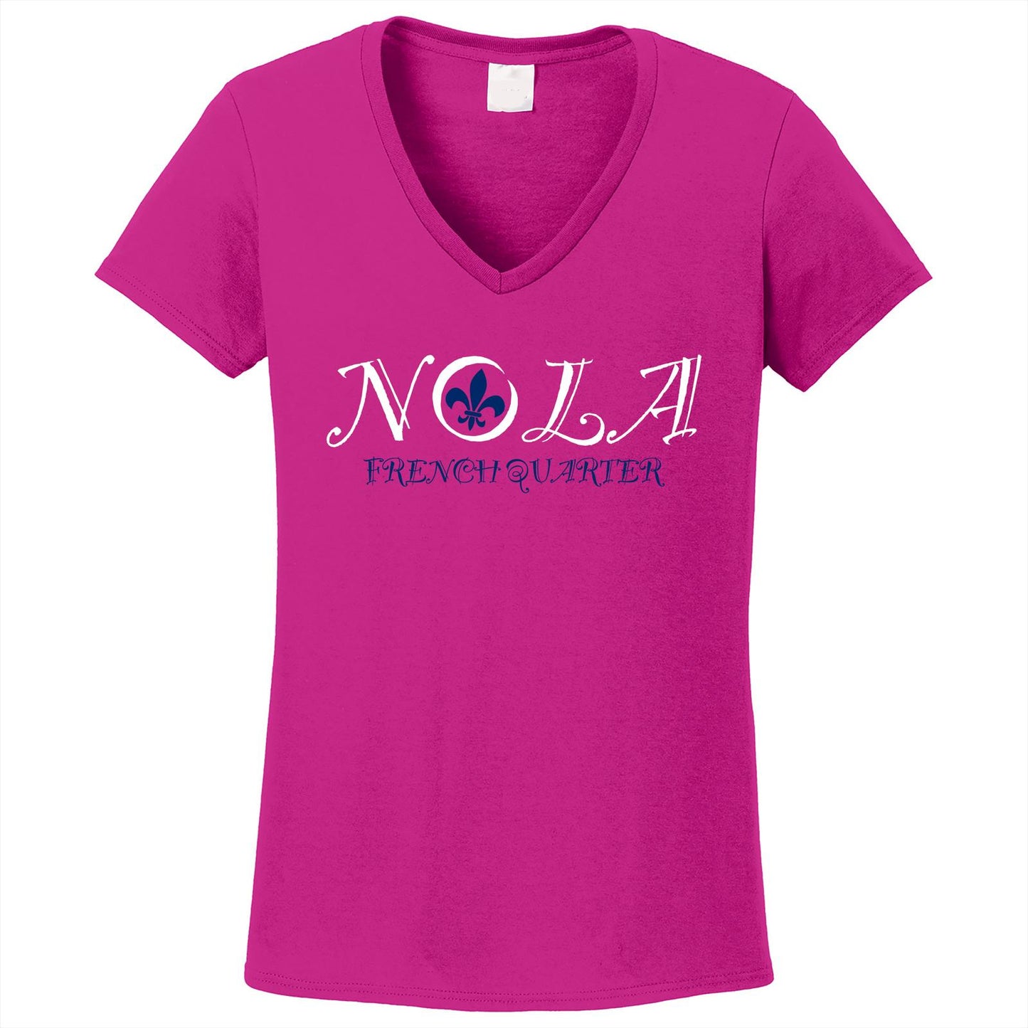 LADIES V/NECK TEE