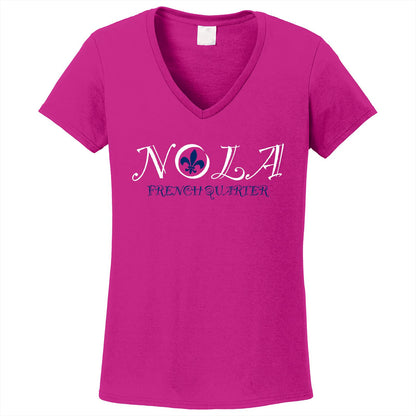 LADIES V/NECK TEE