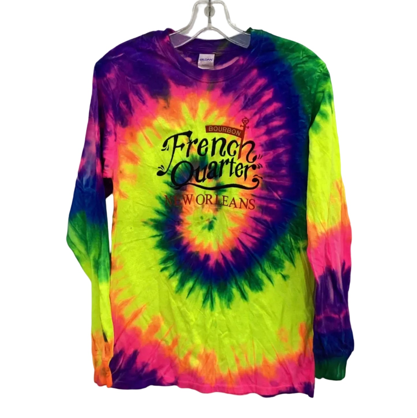 EMBROIDERY TIE DYE AD LONG-SLEEVE